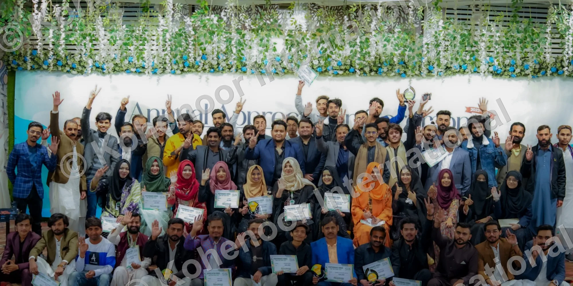 Kohenoor International team — Annual Appreciation 2023-2024 celebrating excellence